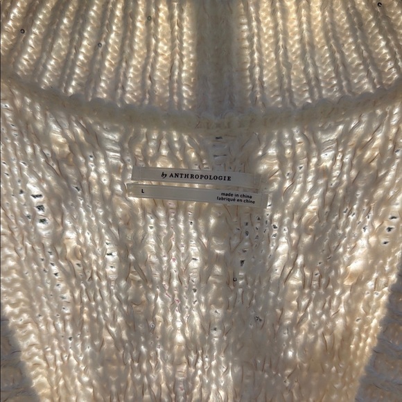 Anthropologie Ivory Knit Sweater - Picture 2 of 9